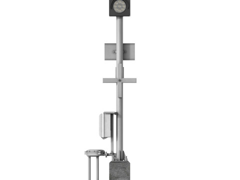 ALARME DE NOTIFICA&Ccedil;&Atilde;O DE SEM&Aacute;FORO FERROVI&Aacute;RIO PARA PE&Otilde;ES 17897-00-00 Modelo 3D