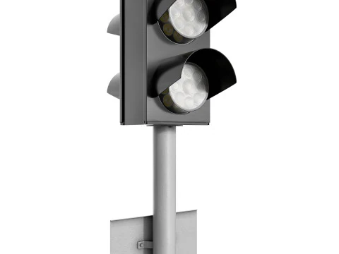 RAILROAD TRAFFIC LIGHT NOTIFYING PEDESTRIAN ALARM 17897-00-00 3D Model