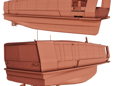 전기 강 트램 3D 모델