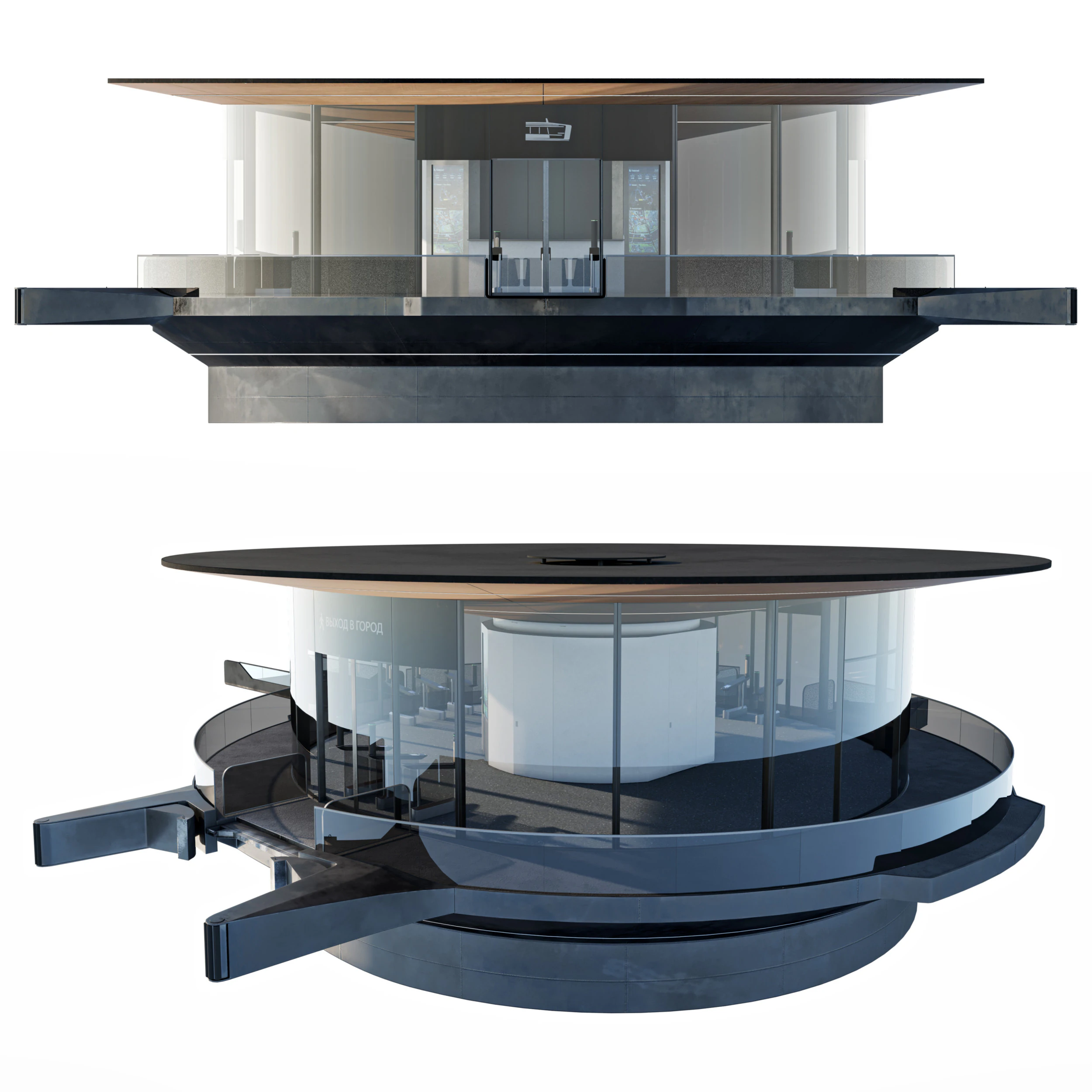 Floating berth 3D Model .c4d .max .obj .3ds .fbx .stl .blend 