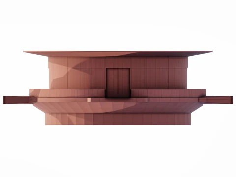 Floating berth 3D Model