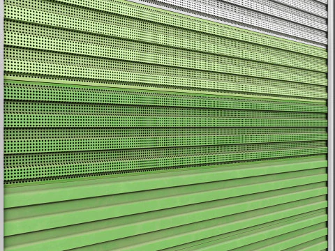 LOW POLY - Noise barriers 3D Model