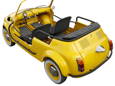 Fiat 500 Jolly Icon-e 3D Model