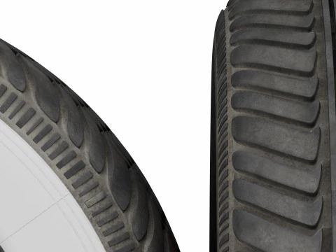 Fiat 500 Wheel 3D Model