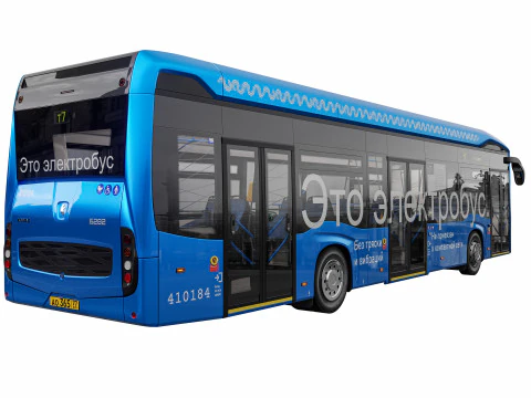Elettrobus Kamaz-6282 Modello 3D