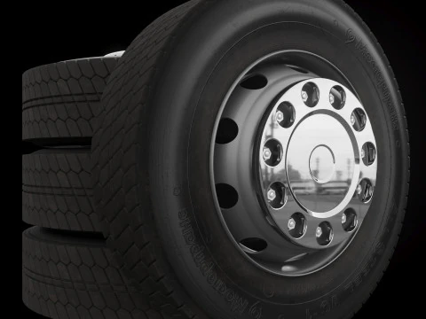 Ruota del camion Modello 3D