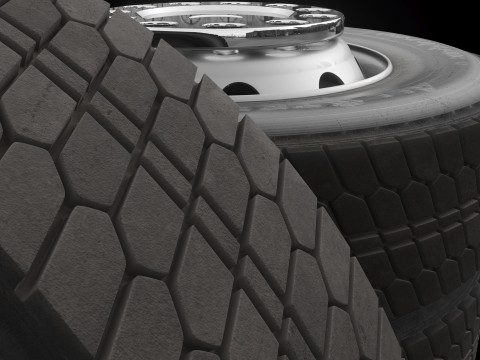 Truck wheel 3D Model