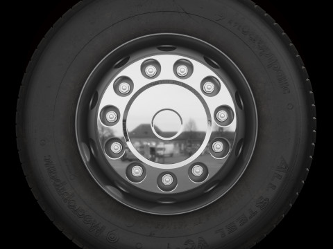 Truck wheel 3D Model