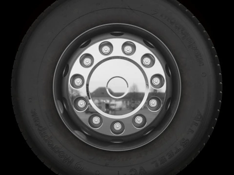 Truck wheel 3D Model