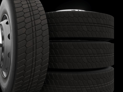 Truck wheel 3D Model