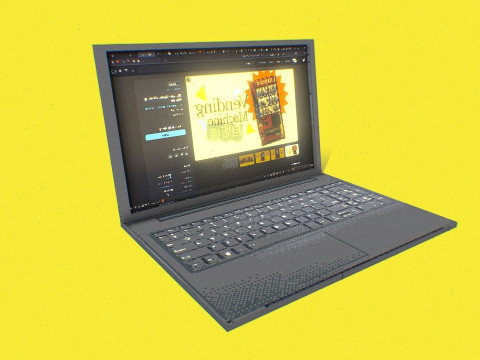 PSX-ordinateur portable Modèle 3D