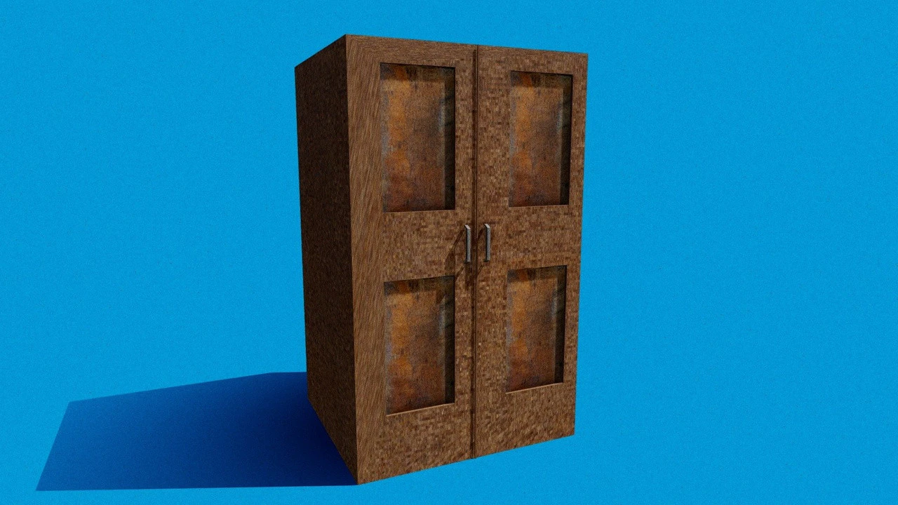 PSX - Cabinet 3D Model .c4d .max .obj .3ds .fbx .stl .blend 