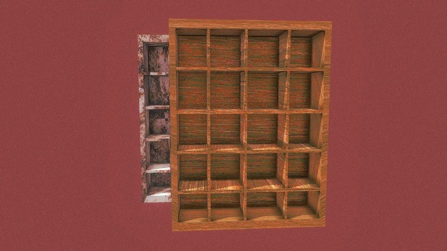 PSX - 2 School Locker 3D Model .c4d .max .obj .3ds .fbx .stl .blend 