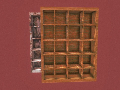 PSX - Шкільна шафка 2 3D Модель