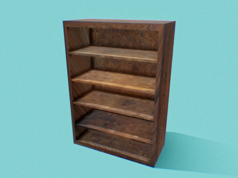 PSX - Étagère à livres Modèle 3D