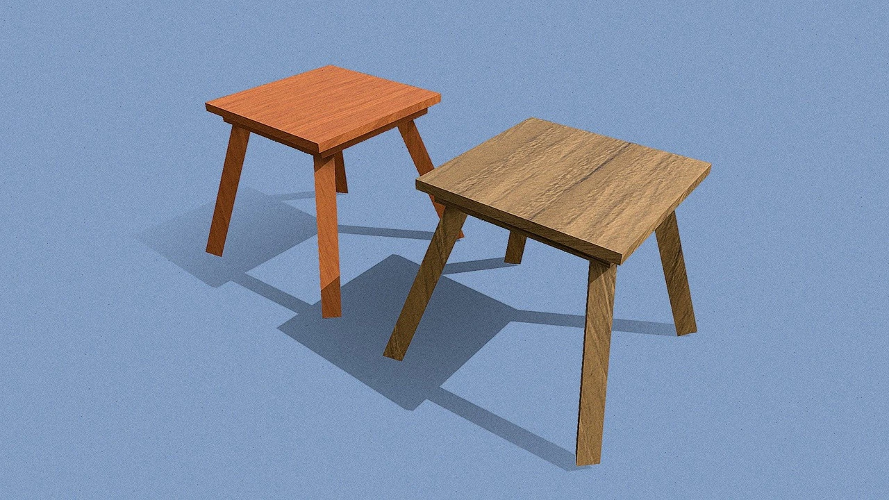 PSX - STOOLS-CHAIR 3D Model .c4d .max .obj .3ds .fbx .stl .blend 
