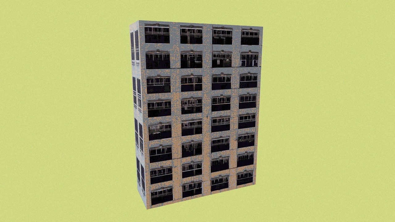 PSX - Building 3D Model .c4d .max .obj .3ds .fbx .stl .blend 