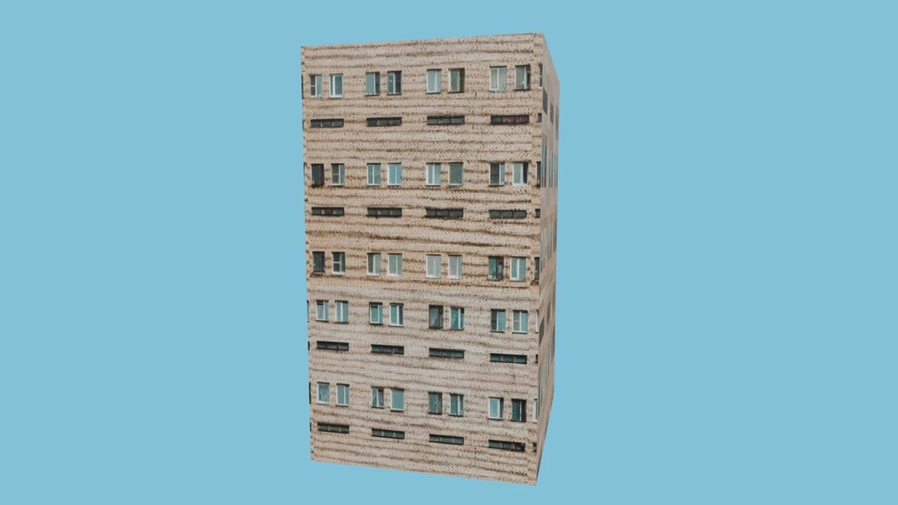 PSX - Building 3D Model .c4d .max .obj .3ds .fbx .stl .blend 