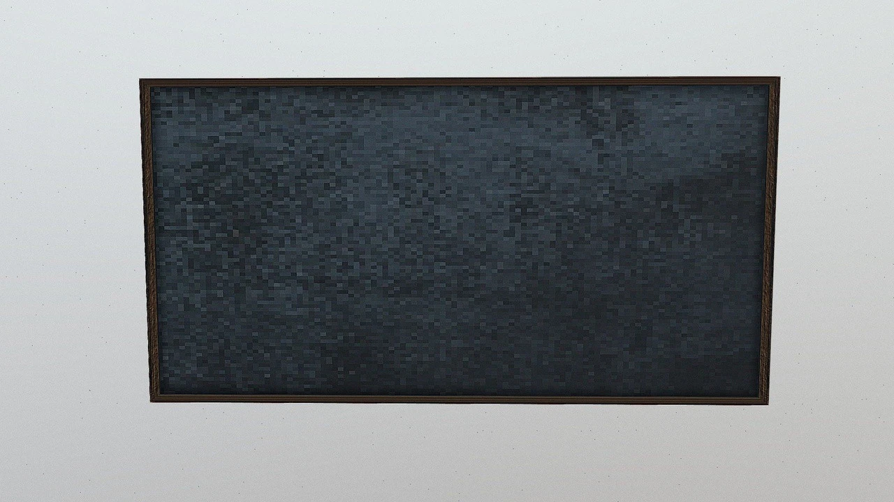 PSX - Blackboard 3D Model .c4d .max .obj .3ds .fbx .stl .blend 