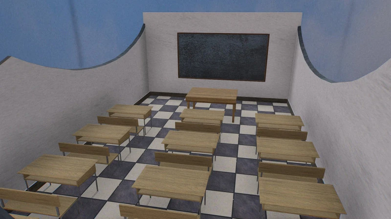 PSX - Sala de aula Modelo 3D .c4d .max .obj .3ds .fbx .stl .blend