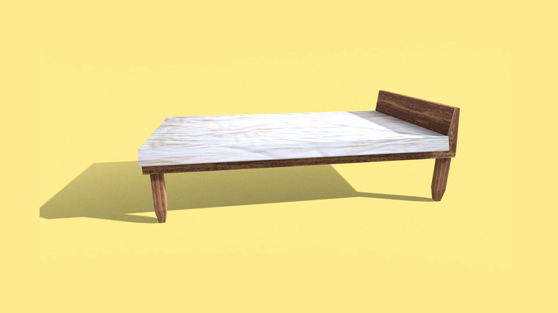 Modular Bed 3D Model .c4d .max .obj .3ds .fbx .stl .blend 