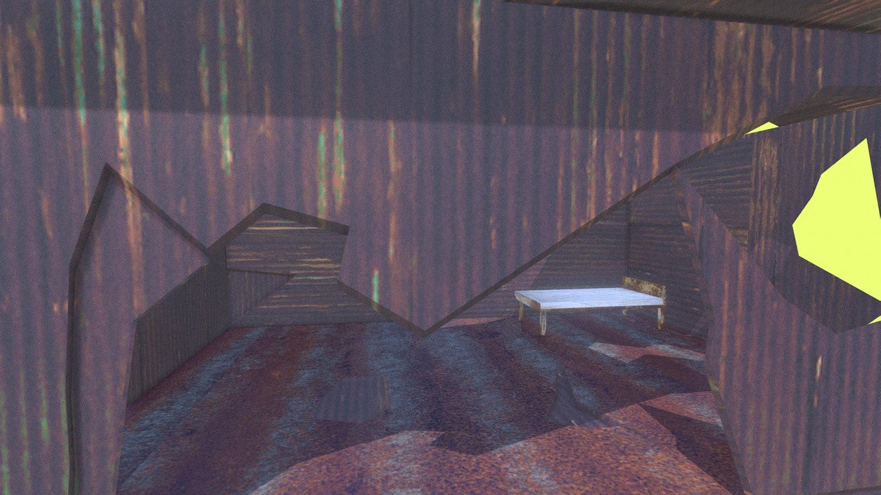 Damaged House 3D Model .c4d .max .obj .3ds .fbx .stl .blend
