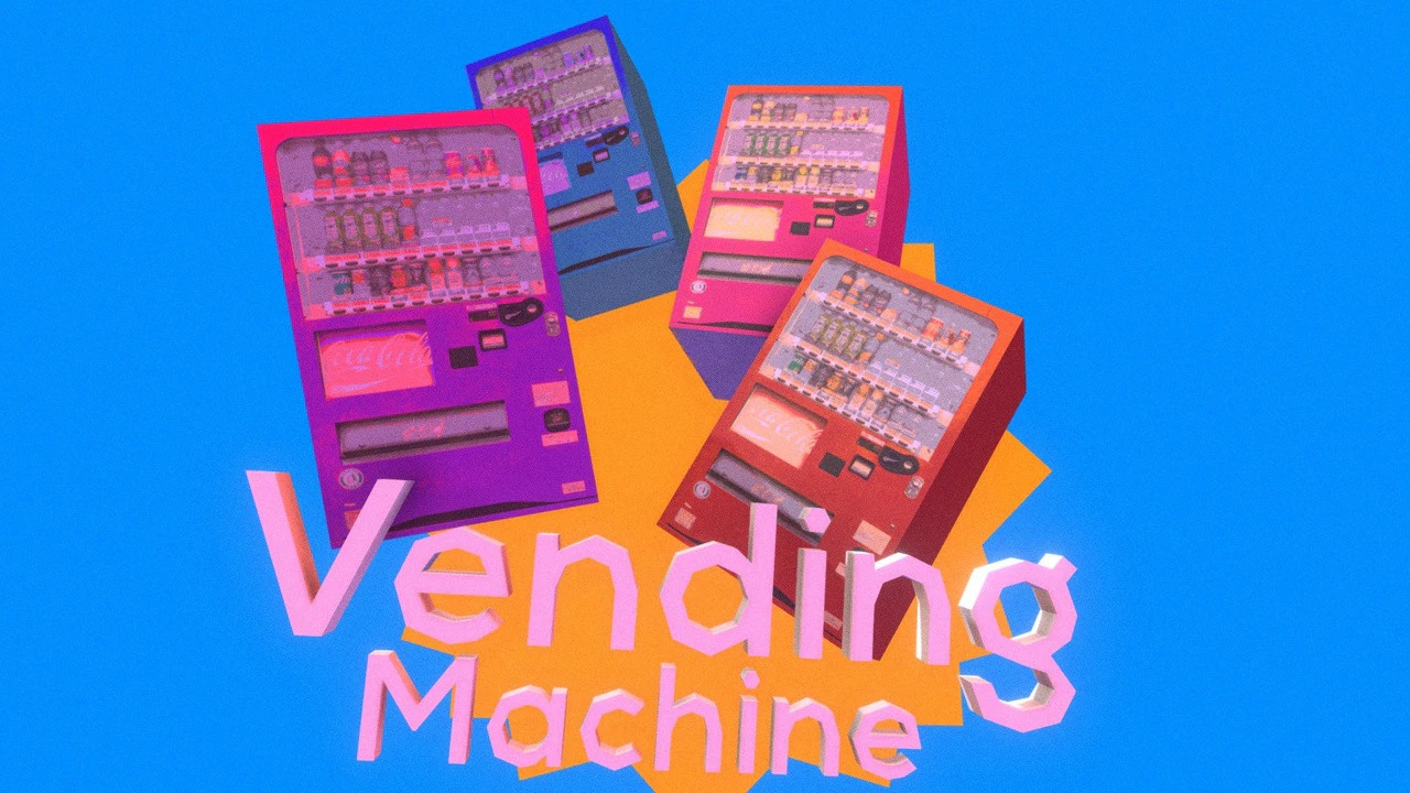 PSX Vending Machine set 3D Model .c4d .max .obj .3ds .fbx .stl .blend