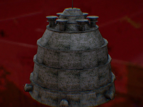 Vimana - Ancien avion indien Modèle 3D