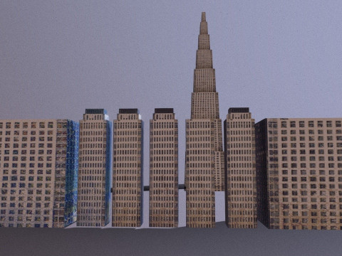 ZESTAW BUDYNKOWY PSX 1 Model 3D