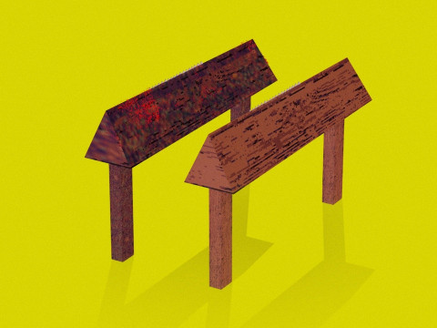 Foltergerät 2 – Spanischer Esel 3D Modell