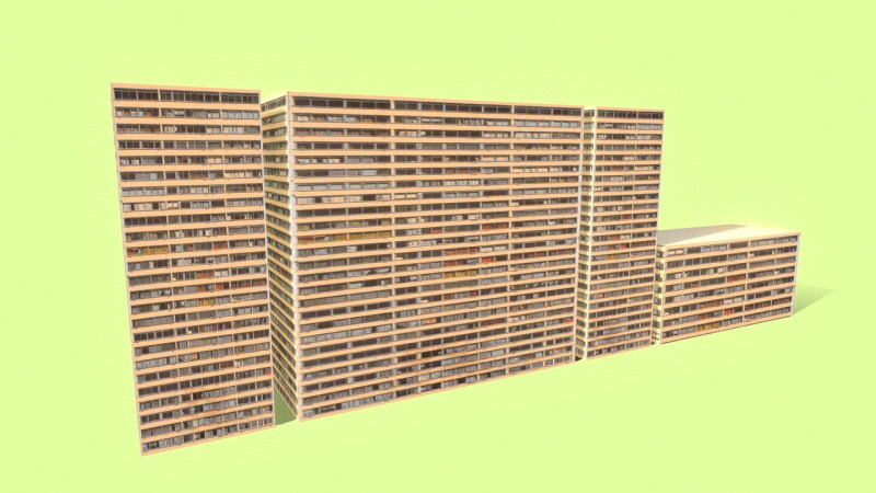 Жовтий конструктор PSX 3D Модель .c4d .max .obj .3ds .fbx .stl .blend 