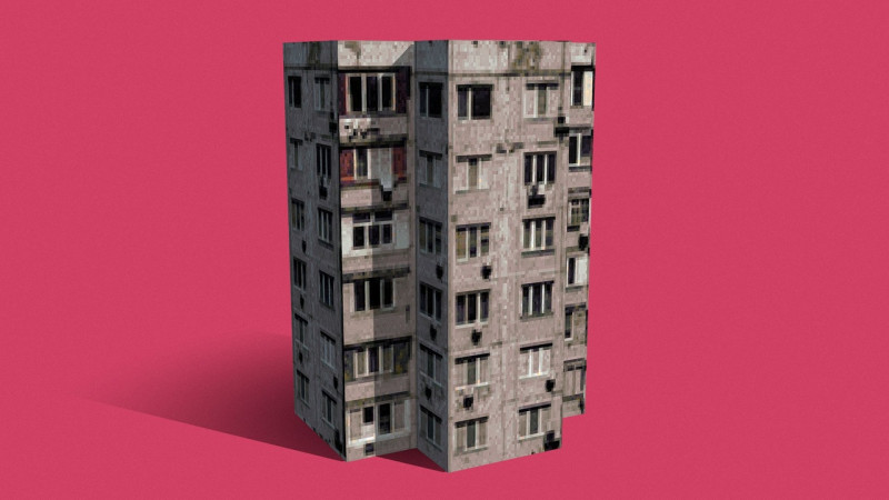 PSX ソビエト アパートメント 3Dモデル .c4d .max .obj .3ds .fbx .stl .blend