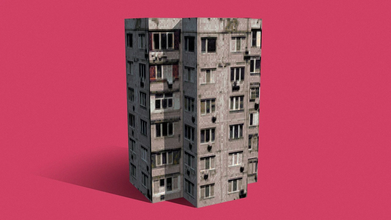 PSX Soviet Apartmen 3D Model .c4d .max .obj .3ds .fbx .stl .blend 