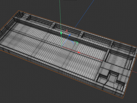 Model papan ketik Model 3D