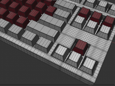 Model papan ketik Model 3D