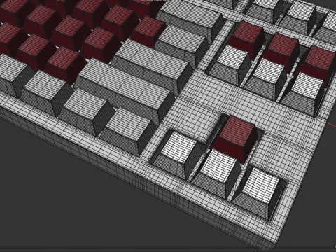 Keyboard model 3D Model