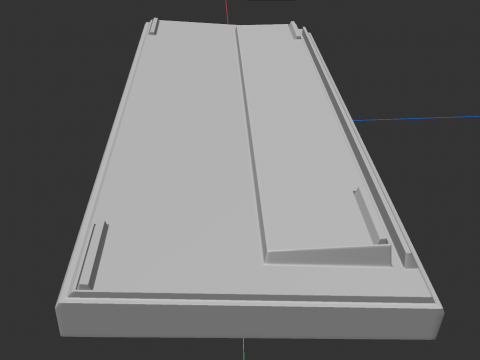 Model papan ketik Model 3D