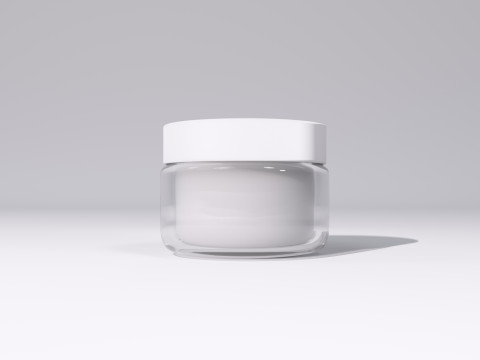 Cream jar 3D Model