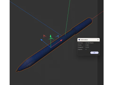 Ballpoint pen 3D Model