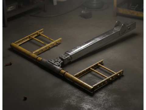 Hochbelastbarer hydraulischer Radhebemechanismus &ndash; professionelles Bergungssystem 3D Modell