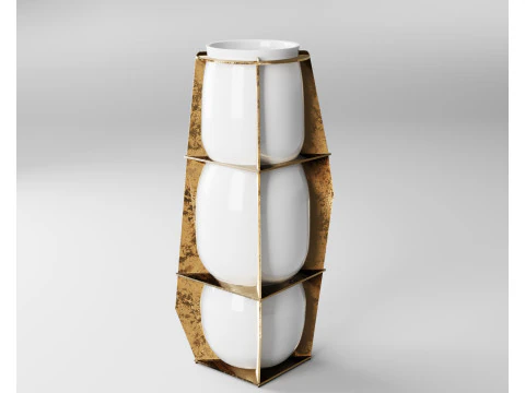 이지스 꽃병 3D 모델