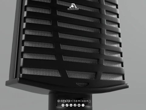 Table Microphone - natec 3D Model