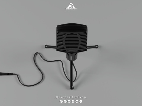 Micrófono de mesa - natec Modelo 3D