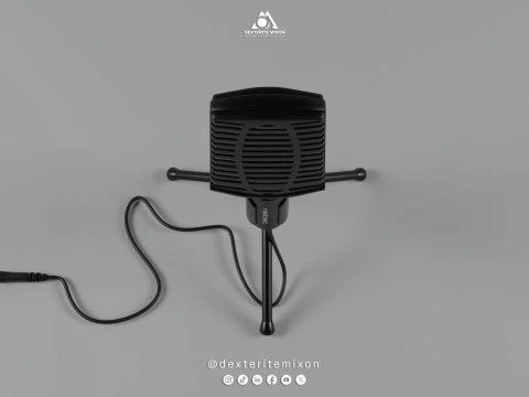 Table Microphone - natec 3D Model