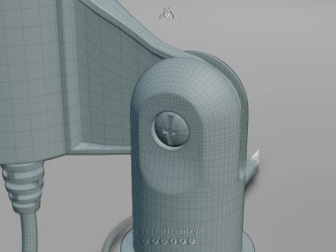 Table Microphone - natec 3D Model
