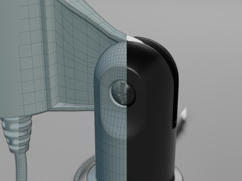 Micrófono de mesa - natec Modelo 3D