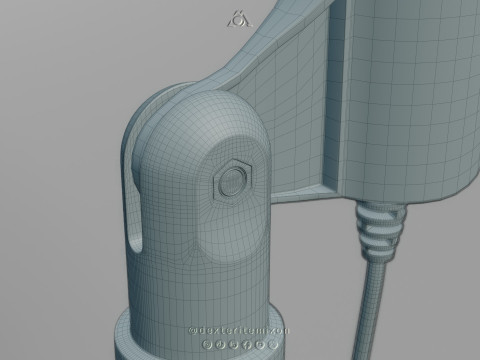Micrófono de mesa - natec Modelo 3D