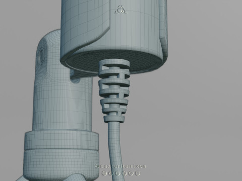 Micrófono de mesa - natec Modelo 3D