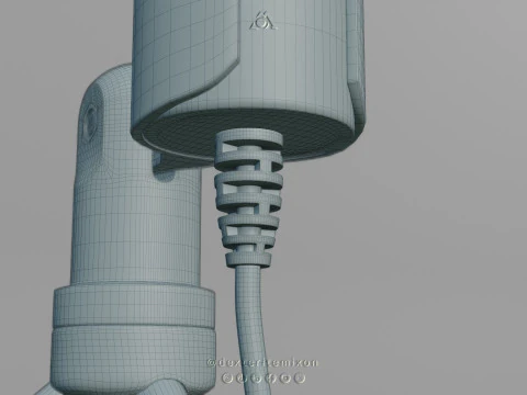 Table Microphone - natec 3D Model
