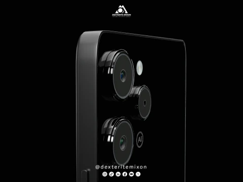 Redmi 12 PBR with Customizable Display Low-poly 3D Model